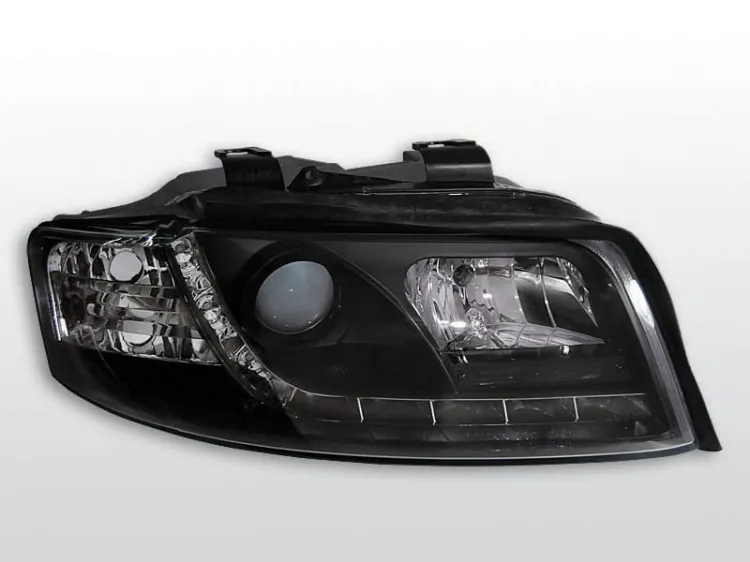Lampy przednie AUDI A4 10.00-10.04 DAYLIGHT BLACK