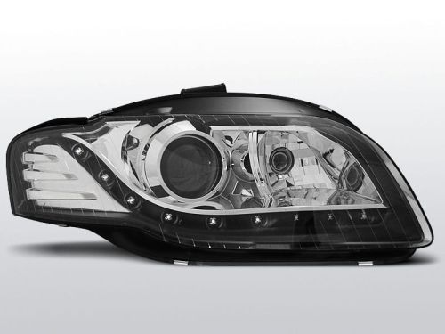 Lampy przednie AUDI A4 B7 11.04-03.08 DAYLIGHT BLACK