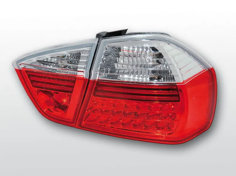 Lampy tylne BMW E90 03.05-08.08 RED WHITE LED