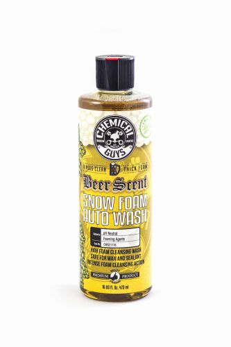 Chemical Guys Beer Scent Snow Foam Auto Wash 473ml - Gęsta piana aktywna o zapachu piwa