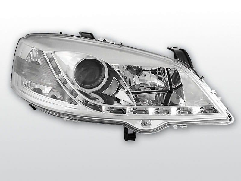 Lampy przednie OPEL ASTRA G 09.97-02.04 DAYLIGHT CHROME
