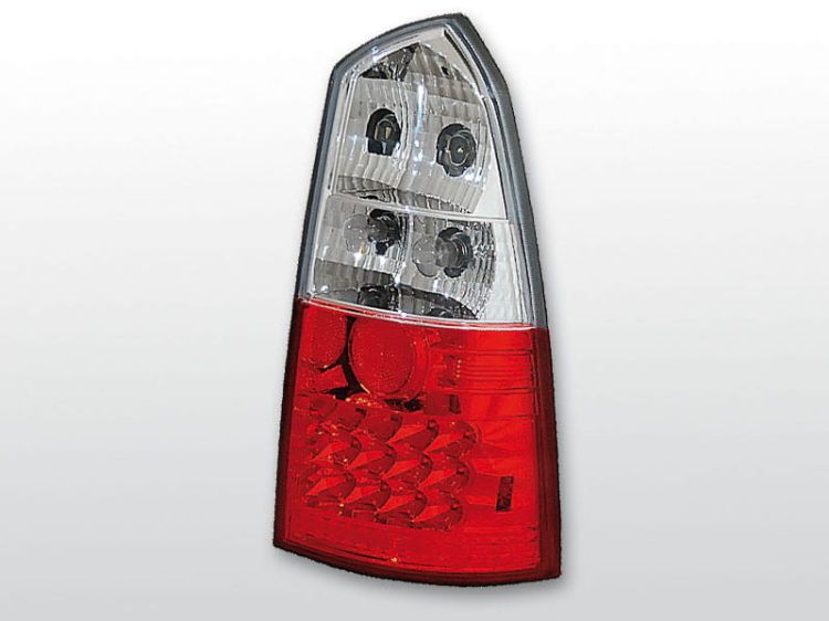 Lampy tylne FORD FOCUS MK1 10.98-10.04 KOMBI RED WHITE LED