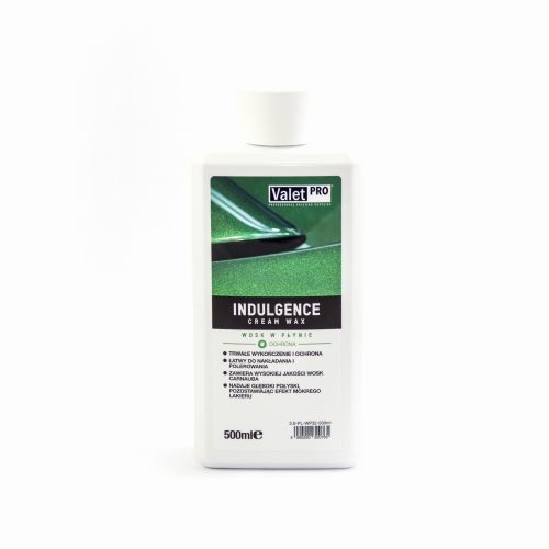 ValetPRO Indulgence Cream Wax 500ml - Wosk Carnauba w mleczku
