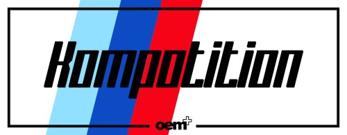 OEM+ - Kompotyszyn BMW Naklejka Drift Gruz Stance E36 E46 Compact