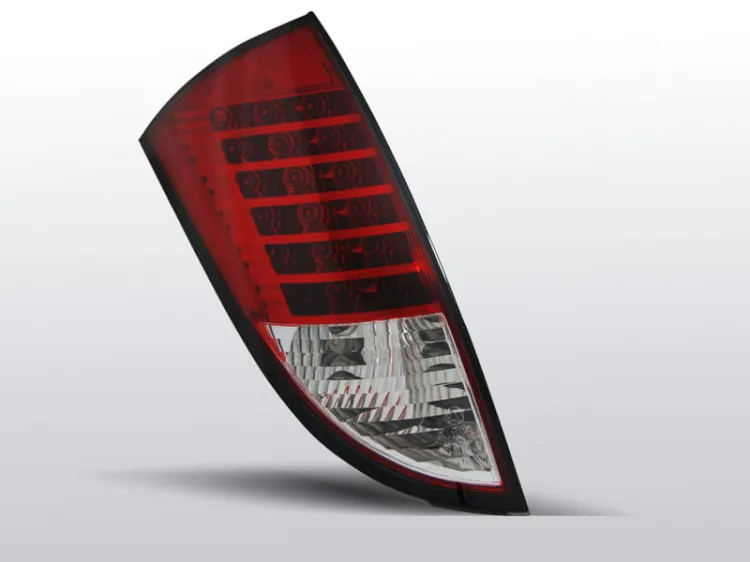 Lampy tylne FORD FOCUS 1 HB 98-04 RED WHITE LED