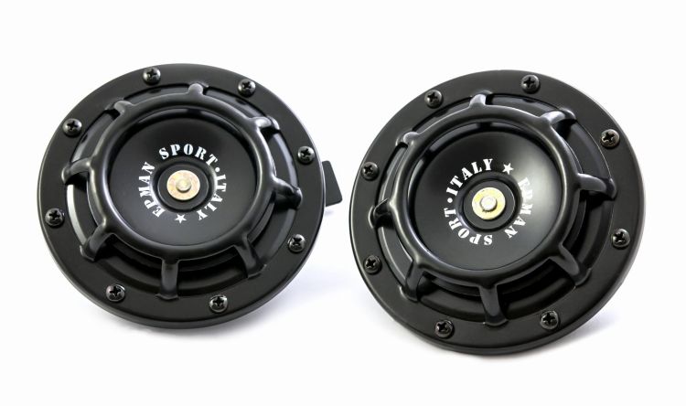 EPMAN Wysokiej wydajności klaksony 335/400Hz Czarne Subaru JDM Tuning, klakson, czarny, black,