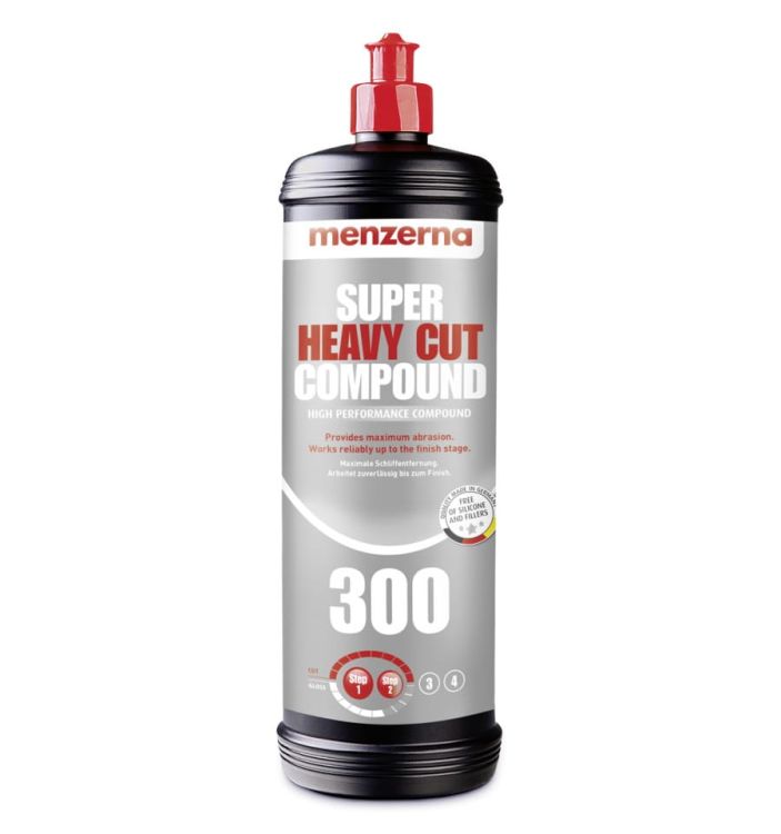Menzerna Super Heavy Cut Compound SHCC 300 1000ml - Bardzo mocno ścierna pasta polerska