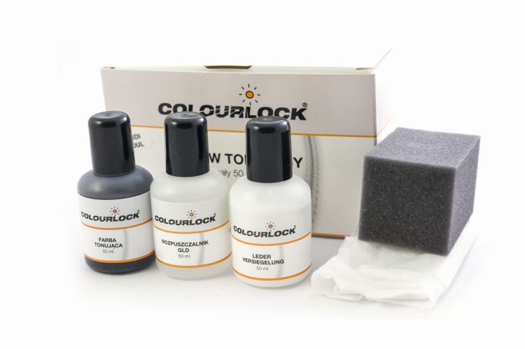 Colourlock - Zestaw tonujący do skóry 50ml Audi Amarettobraun