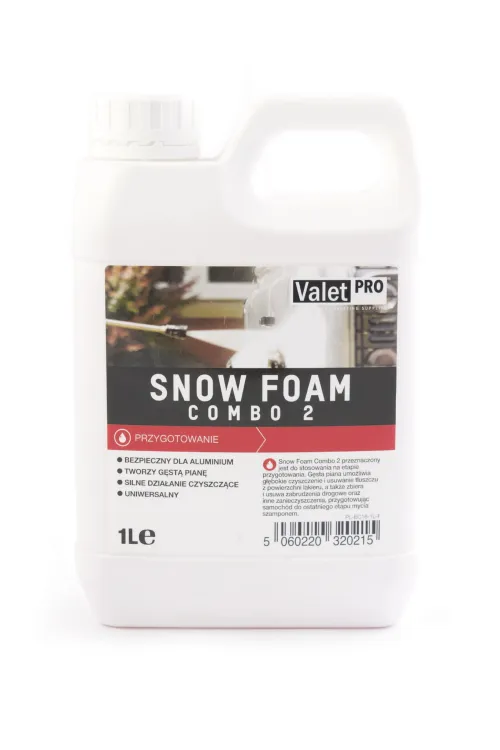 ValetPRO Snow Foam Combo 2 1L - Skoncentrowana piana aktywna active foam, активная пена, Aktivschaum, mousse active, schiuma attiva, aktivní pěna