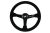 Slide Suede Steering Wheel Black 350mm- Zamszowa kierownica sportowa Slide z odsadzeniem