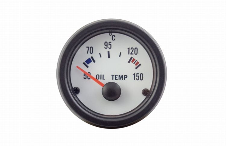 Auto Gauge VDO White - Wskaźnik temperatury oleju, 4716022434001