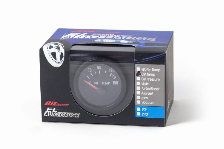 Auto Gauge VDO Black - Wskaźnik temperatury oleju