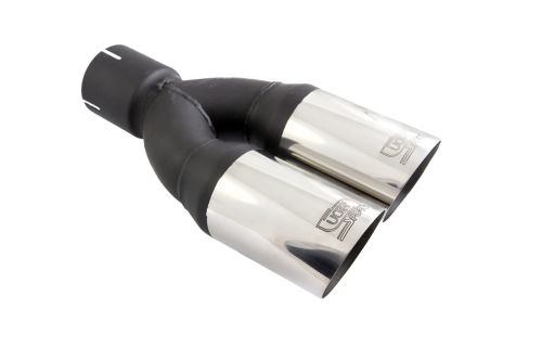 Podwójna końcówka wydechu ULTER N2-76* 2x76mm / długość 280mm