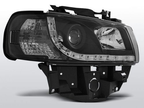 Lampy przednie VW T4 08.96-03.03 BUS DAYLIGHT BLACK