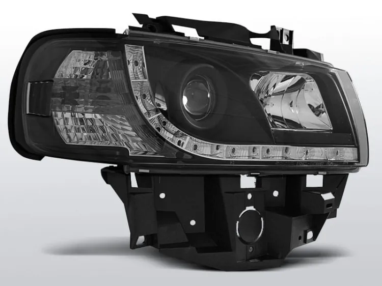 Lampy przednie VW T4 08.96-03.03 BUS DAYLIGHT BLACK
