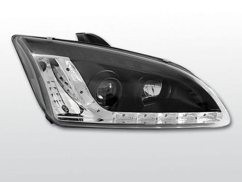 Lampy przednie FORD FOCUS II 09.04-01.08 DAYLIGHT BLACK