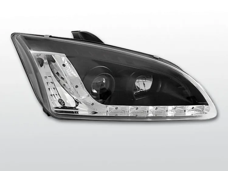 Lampy przednie FORD FOCUS II 09.04-01.08 DAYLIGHT BLACK