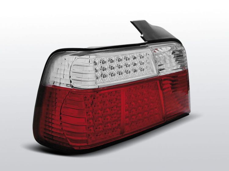 Lampy tylne BMW E36 12.90-08.99 SEDAN RED WHITE LED