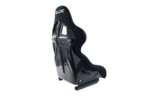 Slide KS2 Bucket Seat Suede Black - Fotel sportowy czarny