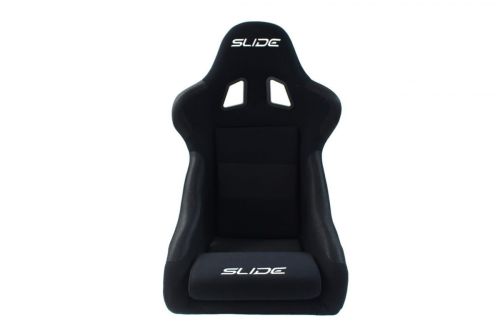 Slide KS2 Bucket Seat Suede Black - Fotel sportowy czarny