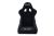 Slide KS2 Bucket Seat Suede Black - Fotel sportowy czarny