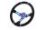 Slide Suede Steering Wheel Neo-Chrome 350mm - Zamszowa kierownica sportowa z odsadzeniem