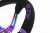 Slide Suede Steering Wheel Neo-Chrome 350mm - Zamszowa kierownica sportowa z odsadzeniem