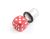 Car Lighter 12V Red Dice - Wkład do zapalniczki samochodowej