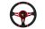 Slide Leather Steering Wheel Red 350mm - Skórzana kierownica z odsadzeniem