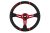 Slide Leather Steering Wheel Red 350mm - Skórzana kierownica z odsadzeniem