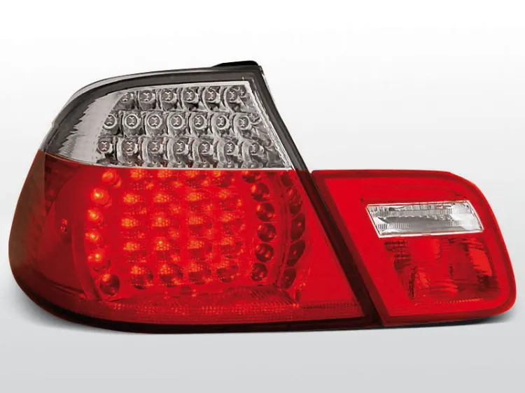 Lampy tylne BMW E46 04.99-03.03 CABRIO RED WHITE LED