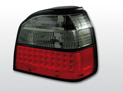 Lampy tylne VW GOLF 3 09.91-08.97 RED SMOKE LED