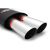 Sportowy tłumik RM Motors RM210 2x76mm