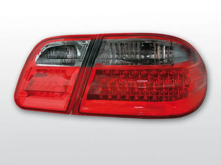 Lampy tylne MERCEDES W210 95-03.02 RED SMOKE LED
