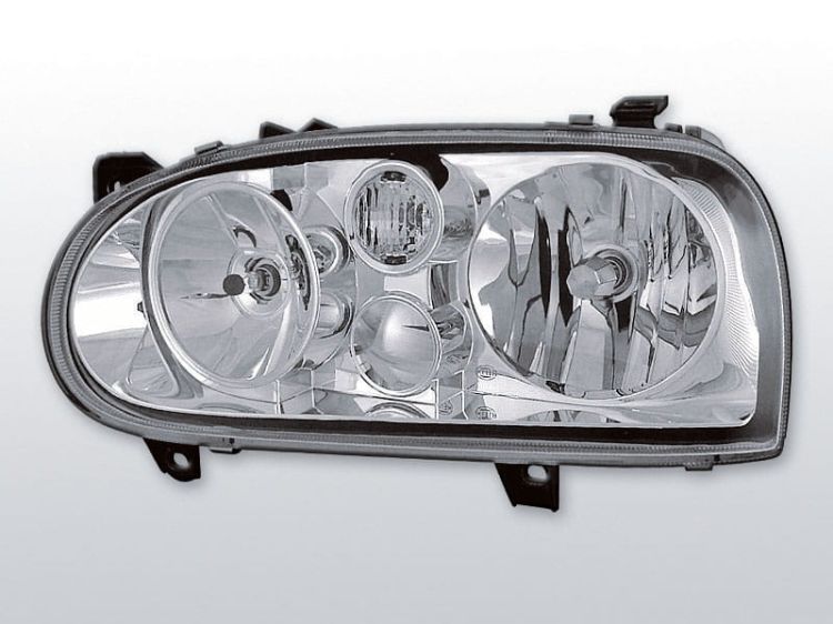 Lampy przednie VW GOLF 3 09.91-08.97 HELLA ANGEL EYES CHROME