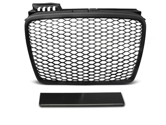 Grill (atrapa) AUDI A4 (B7) RS-TYPE 11.04-03.08 MATT BLACK.jpg