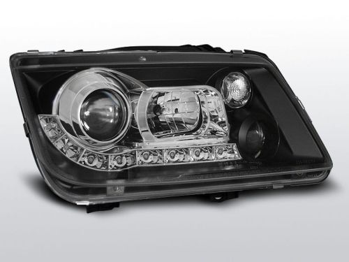 Lampy przednie VW BORA 09.98-05.05 DAYLIGHT BLACK