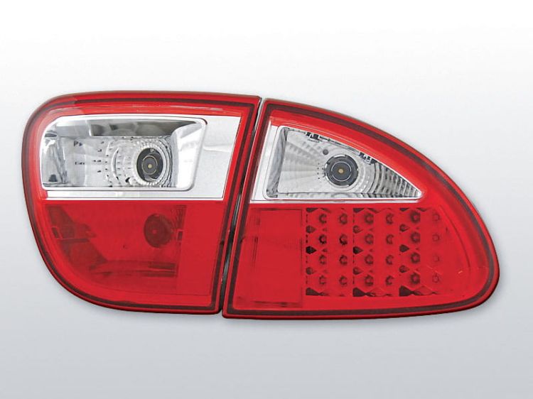 Lampy tylne SEAT LEON 04.99-08.04 RED WHITE LED
