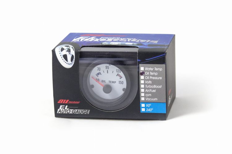 Auto Gauge VDO White - Wskaźnik temperatury oleju