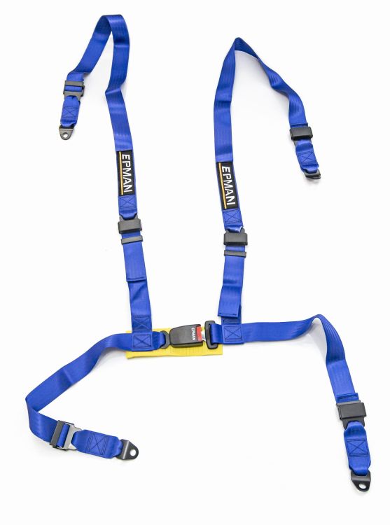 Epman Seat Belt Blue 2" - Pasy sportowe 4-punktowe