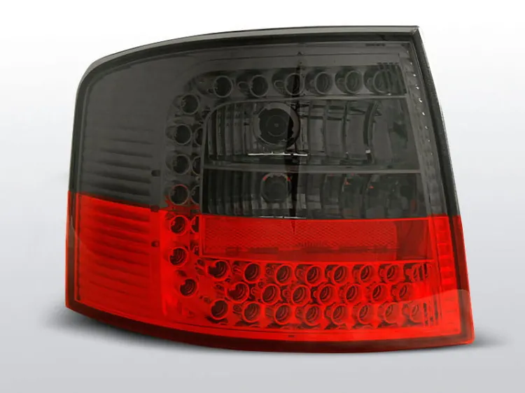 Lampy tylne AUDI A6 05.97-05.04 AVANT RED SMOKE LED