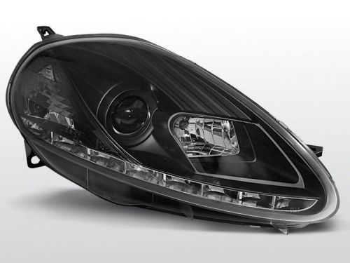Lampy przednie FIAT GRANDE PUNTO 09.05-09 DAYLIGHT BLACK
