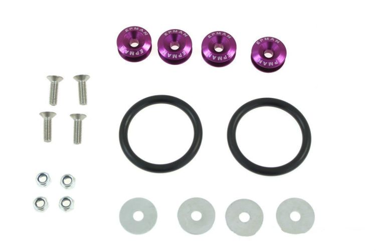 Epman Zapinki Uchwyty Zderzaka Klapy Quick Release Purple