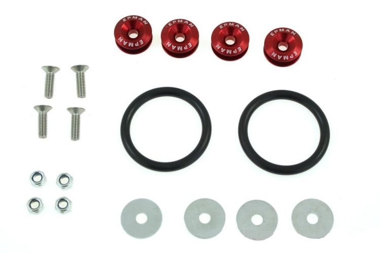Epman Zapinki Uchwyty Zderzaka Klapy Quick Release Red