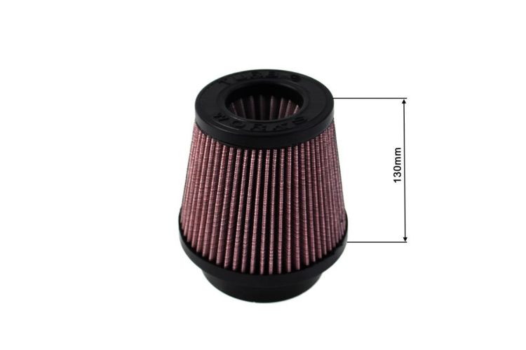 Filtr stożkowy TurboWorks 130mm x 101mm Purple