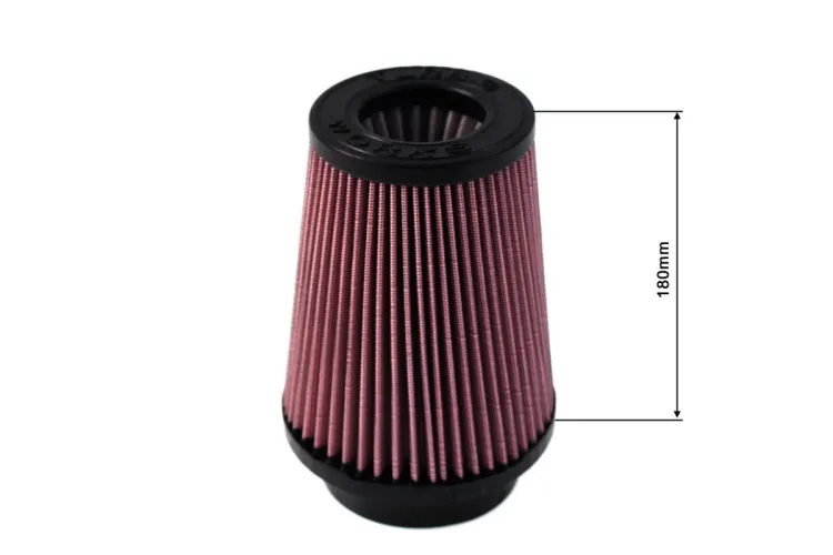 Filtr stożkowy TurboWorks 180mm x 101mm Purple