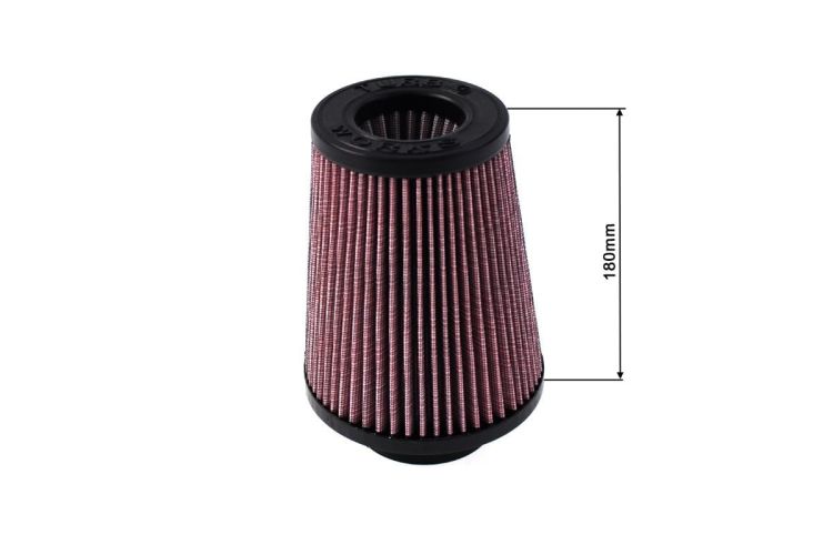 Filtr stożkowy TurboWorks 180mm x 77mm Purple SM-FI-729