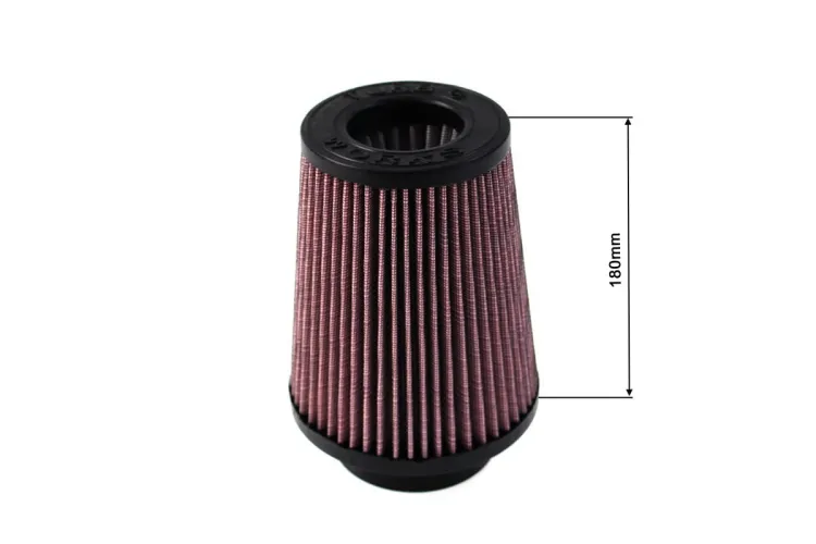 Filtr stożkowy TurboWorks 180mm x 89mm Purple