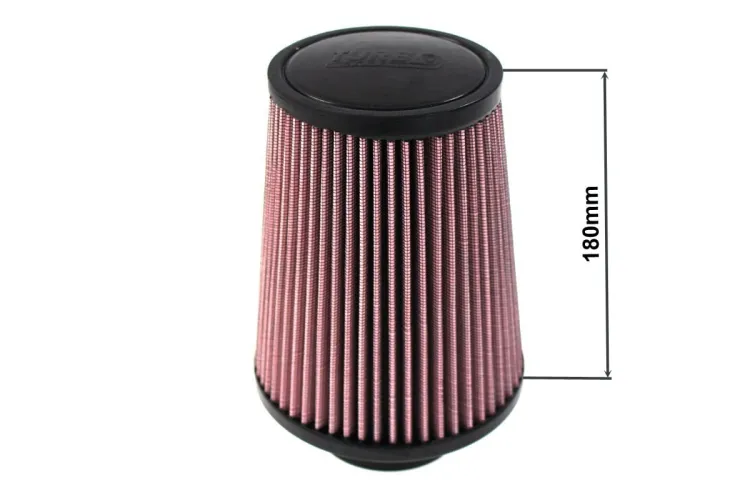 Filtr stożkowy TurboWorks 180mm x 89mm Purple