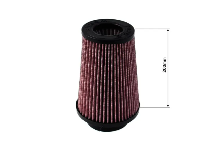 Filtr stożkowy TurboWorks 200mm x 89mm Purple